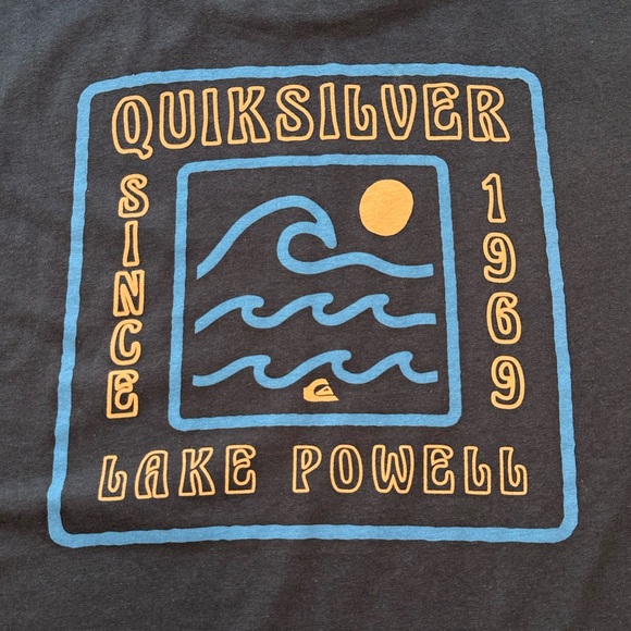 Quicksilver Double Up Lake Powell Short Sleeve T-Shirt NWT Men’s Size Medium - Picture 5 of 8